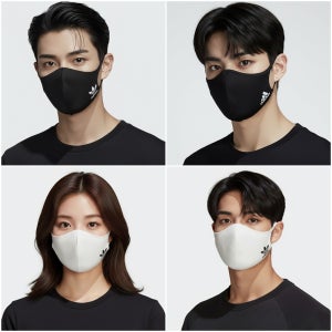퇴근상점 아디다스마스크 스포츠 운동용마스크 블랙