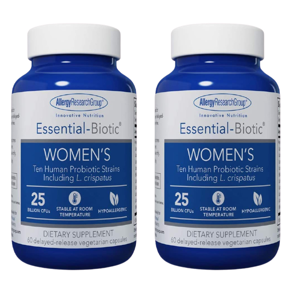 알러지리서치 <b>에센셜 바이오틱 여성 250억</b>유산균 지연방출 60베지캡슐 2개