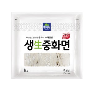 더식구 면사랑 생중화면 실온1kg 10개 생면