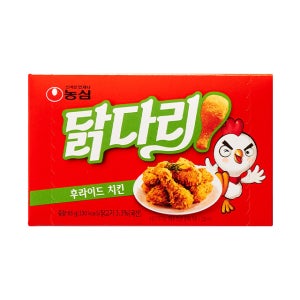농심 닭다리 후라이드 치킨맛 66g / 1개