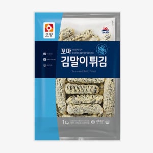 사조 오양 꼬마 김말이튀김 1kg 10개 냉동 한입 미니 김말이 업소용 분식 튀김