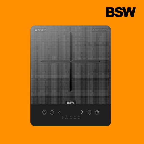 독일 BSW 1구 인덕션 미니 휴대용 전기레인지 캠핑용 식탁용 가정용 이동식