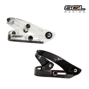 SOL 오토바이헬멧 똑딱이쉴드 버블쉴드 스윙어댑터 (2color) 솔 플립업베이스