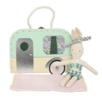 MeriMeri 메리메리 - Caravan Bunny Mini Suitcase Doll / 카라반 버니 수트케이스