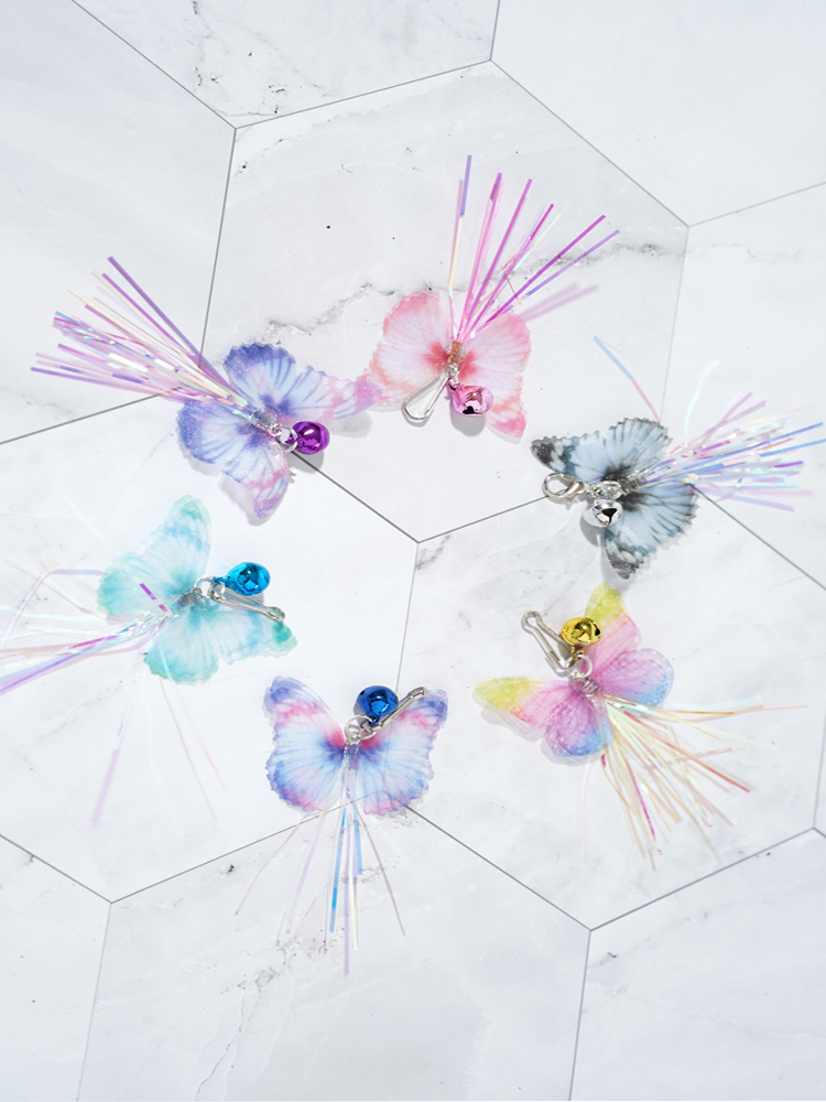 금돌캣 미니 나비 벌레 리필형 고양이장난감