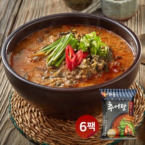 하동 추어탕 500g x 6팩 추어탕택배 추어탕포장 간편국 즉석냉동 보양음식