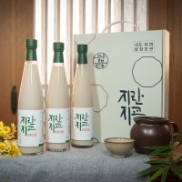 순창 지란지교 프리미엄 탁주 500ml x 3병 선물용 패키지