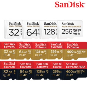 64G 샌디스크 IP카메라용 마이크로 SD 외장메모리카드(MLC)