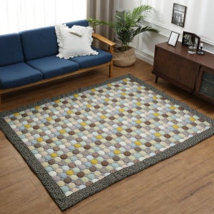 손주누빔 순면 거실 순면카페트 침대패드 러그 카페트 킹
