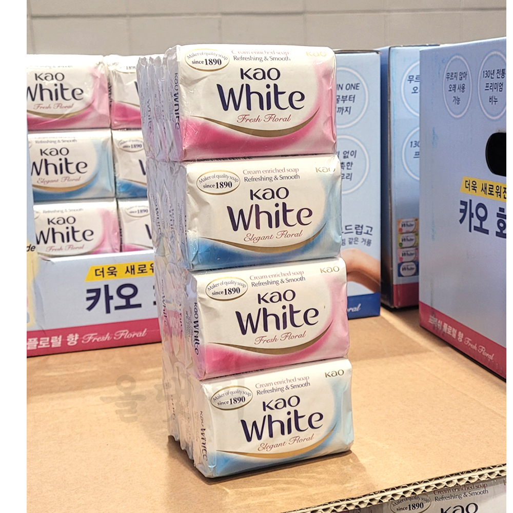 코스트코 카오 식물성 비누 화이트 솝 12개 코스트코