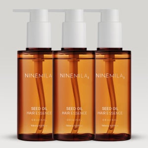 나인밀라 시드 오일 헤어 에센스 아르간 미용실 화이트로즈향, 150ml, 3개