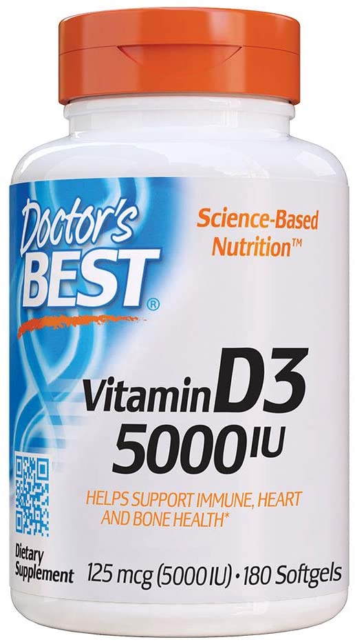 비타민Doctor’s Best <b>Vitamin D3</b> 5000IU 180정