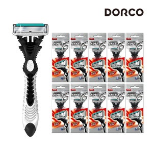 도루코 페이스6 일회용 6중날 면도기 (10개입)