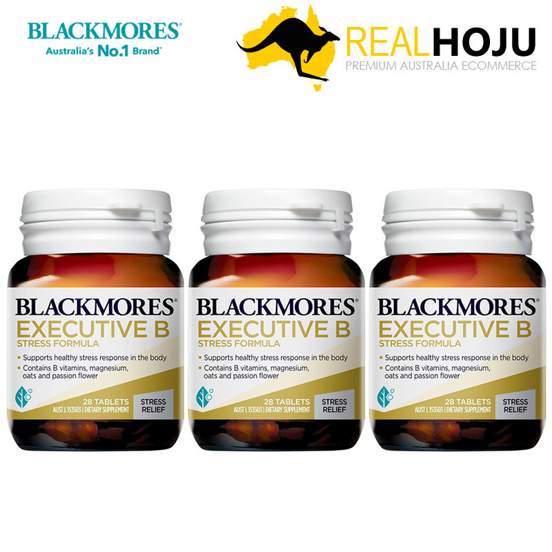 블랙모어스 이그젝티브 <b>B</b> <b>스트레스</b> 포뮬라 62정 3개