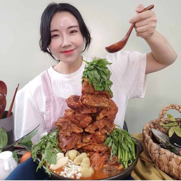 참피디방송 미나리 우거지 봉순 감자탕 캠핑음식 요리 술안주 밀키트 보양식