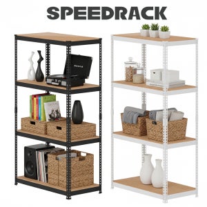 수납선반 무볼트 다용도실 팬트리 시스템 조립 모듈 랙 300300600 4단