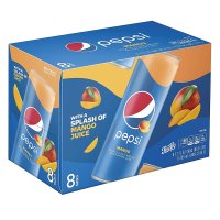 Pepsi Splash Mango 12oz 망고 펩시 스플래시 355mL 8캔