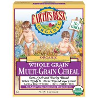 Earth’s Best 얼스베스트 오가닉 홀그레인 멀티그레인 시리얼 유아용 227g Organic Infant Cereal