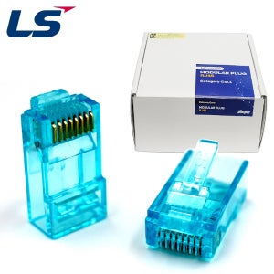 LS전선 RJ45 이지플러그 커넥터 CAT6 관통형