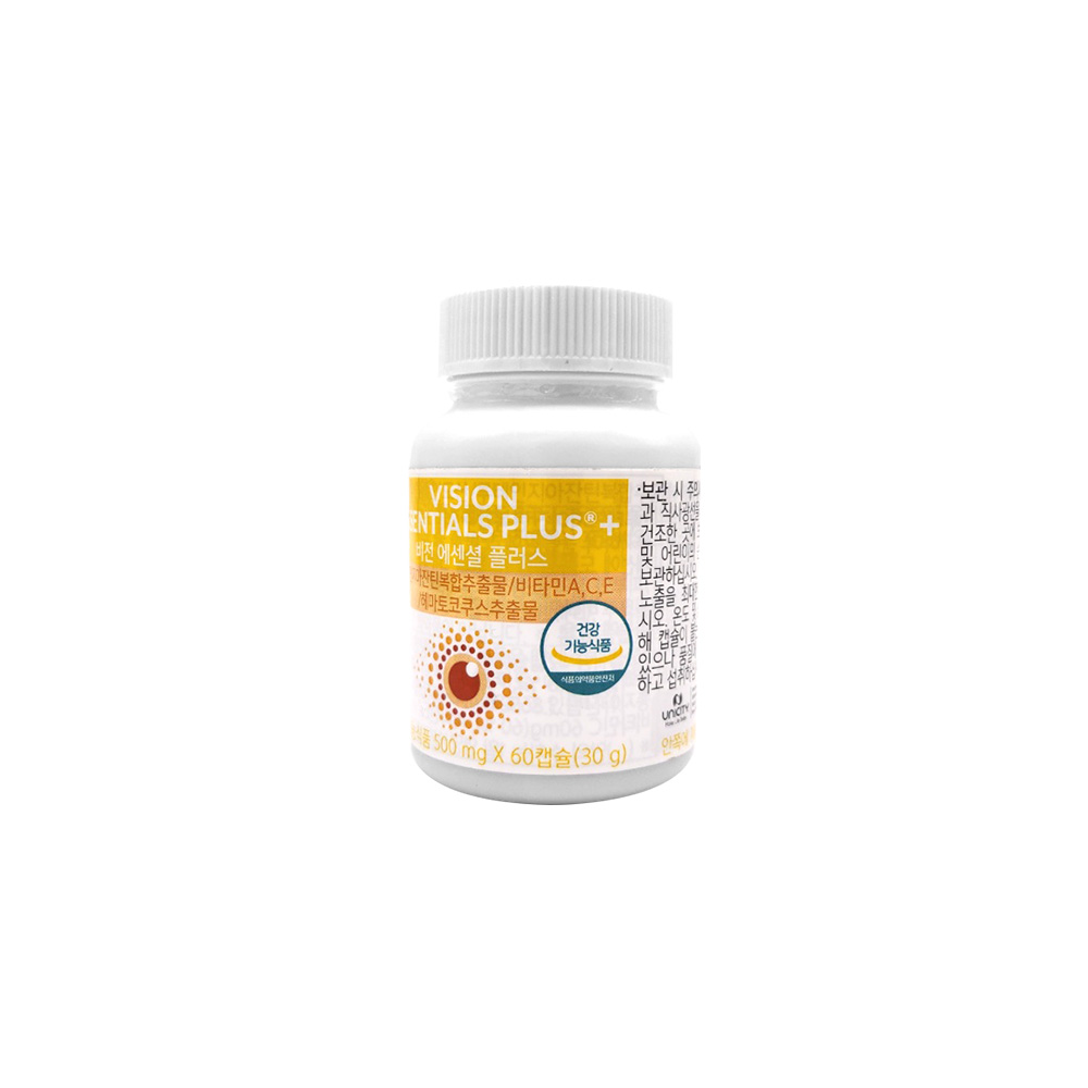 유니시티 비전 에센셜 플러스 루테인 지아잔틴 눈건강 60캡슐, 1개