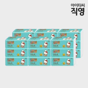 헬로키티 3겹 뽑아쓰는 키친타월 톡톡 100매, 6팩