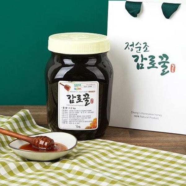 정순조감로꿀 국산 프리미엄 천연 벌꿀 감로꿀 선물로 좋은