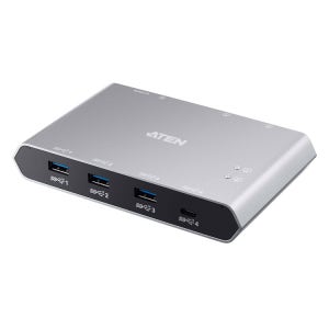ATEN US3342 2포트 USB-C Gen 2 공유 스위치 (파워 패스 쓰루 포함)