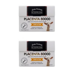 피터 앤 존 양태반 80000mg 60정 2팩 Peter and John Placenta 80000 - Ovine 60C