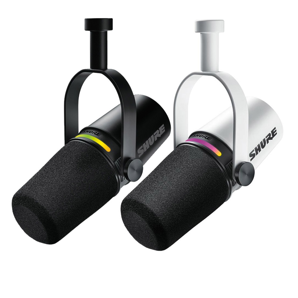 SHURE MV7+ XLR&USB 슈어 마이크 게이밍 유튜버 홈레코딩 녹음 보컬 스마트폰