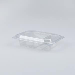 [DL]반찬 육류 건어물 샐러드 포장 일회용 찬용기 DL212-2(2칸) 540SET투명