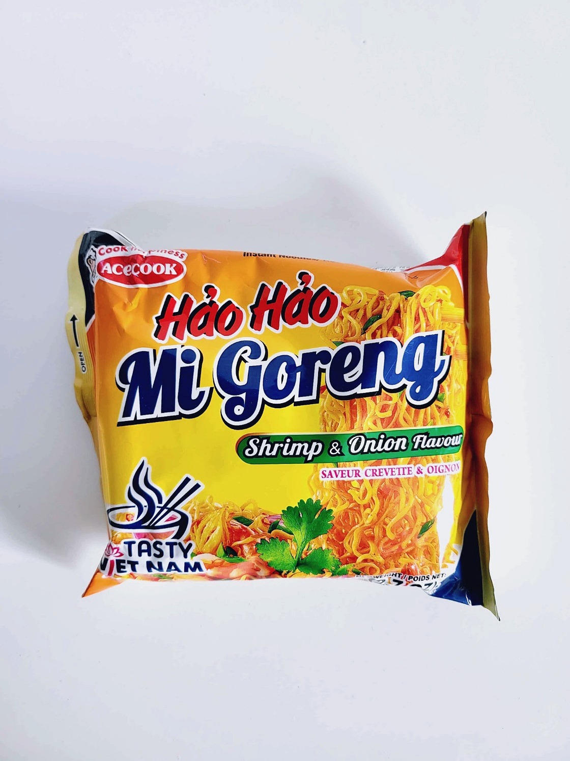 Vietnam Instant Noodles Acecook Bag Ramen Mi Goreng Hao Hao Migoreng, 76g, 5 Units