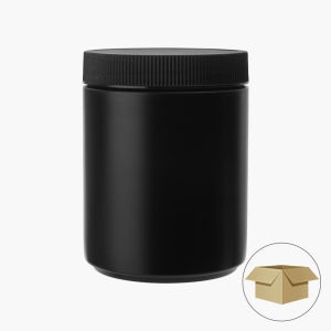 검정분말600 600ml 140개 1박스 HDPE 친환경 용기