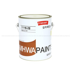 삼화페인트 777에나멜 백색 무광 4L