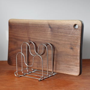 스텐 물결 도마꽂이 쟁반꽂이 3칸