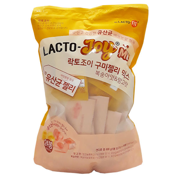 락토조이 구미젤리 믹스 600g 25gx24개입 락토핏 유산균 젤리