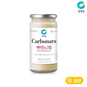 청정원 베이컨크림 까르보나라 파스타소스 350g 외 6종 총1개