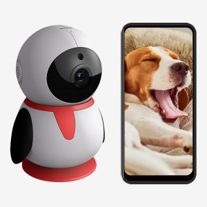 홈 보안 카메라 회전 베이비캠 CCTV 펭카 홈캠 아기 강아지 반려동물 그린솔루션