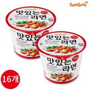 삼양 맛있는라면 큰컵 112g x 16개