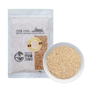 2026년 햇귀리 국내산 귀리 오트밀 국산귀리 저속노화 1kg, 3kg