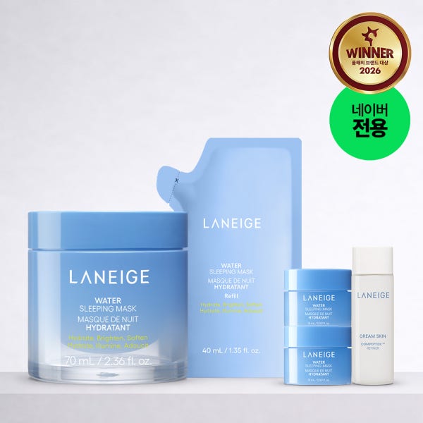 라네즈 스토어 [네이버단독] 라네즈 워터 슬리핑 마스크(40ml추가) 70ml, 1개