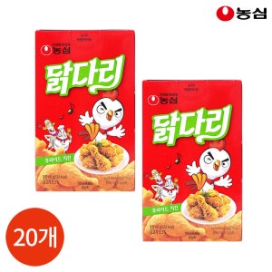 농심 닭다리 후라이드 치킨맛 66g x 20개