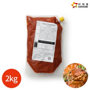 아워홈 행복한맛남 부대찌개 양념장 2kg x 1봉