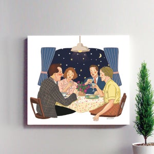 아레아레아 함께모인그밤은빛났어 일러스트 캔버스액자