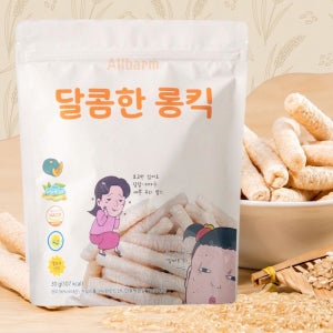 올바름 떡뻥 아기과자 돌아기 간식 6개월 7개월 8개월 독도 쌀과자 달콤한 롱킥 외 16종