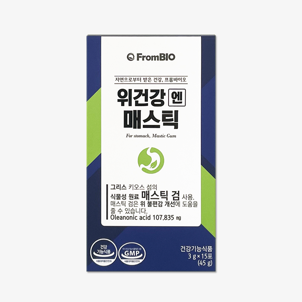 프롬바이오 위건강엔 매스틱 15포 15일분