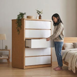 광폭 대형 빅 서랍장 메가 800 5단서랍장 수납정리함 옷 수납장 와이드