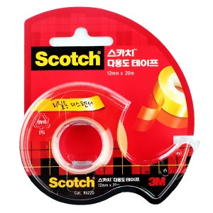 3M 스카치 다용도 테이프 522D 디스펜서 (12mm x 20M)