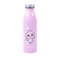 아기 신생아 분유 보온병 초등학생 물병 보냉 텀블러 밀키스텐보틀 500ml 어피치 카카오