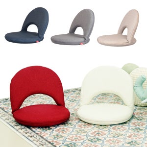 허리가 편한 1인 등받이 좌식의자 플스의자 게이밍 독서 수유 어린이 팔걸이 휴대용