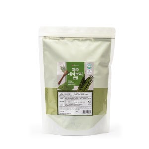백세식품 제주 새싹보리 분말 500g 팩 HACCP 제품